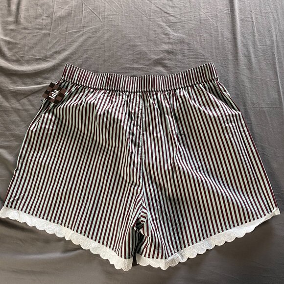 Dressed in Lala Mint Chocolate Chip Lace Boxer Shorts 2XL - Picture 2 of 2